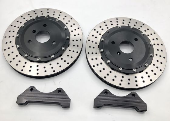 Jekit Drilled Brake Disc 405mm 6061 Big Brake Kit Caliper With Bell Bracket